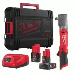 Milwaukee M12 FRAIWF12-622X 12V 1/2" Right Angle Impact Wrench With 1x 2.0Ah & 1x 6.0Ah Battery