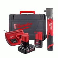 Milwaukee M12 FRAIWF38-622X 12V 3/8" Right Angle Impact Wrench Kit