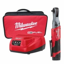 Milwaukee M12 FHIR38-201B 12V Fuel Cordless Impact Wrench With 1x 2.0Ah Batteries