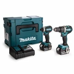 Makita DLX2180TJ 18V Brushless Drill & Driver Twin Kit With 2x 5.0Ah Batteries
