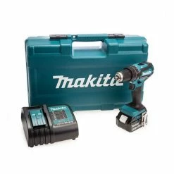 Makita DHP485STX5 18V LXT Brushless Combi Drill With 1x 5.0Ah Battery + 101pc Accessory Kit