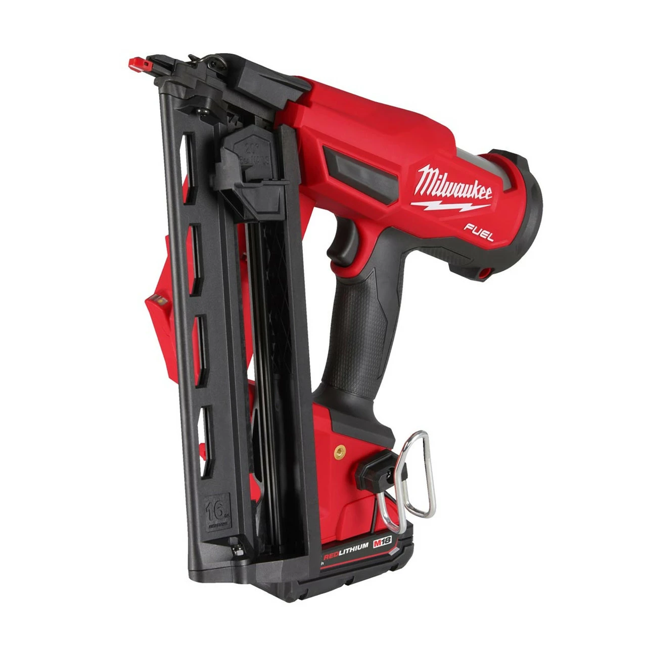 Milwaukee M18 FN16GA-401X 18V Fuel 16 Ga Angled Second Fix Finish Nailer With 1x 4.0Ah Battery - Image 3