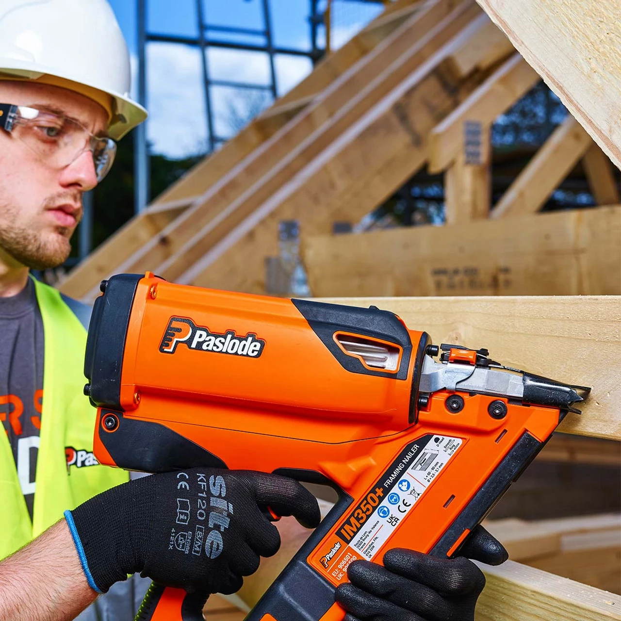 Paslode IM350+ 1st Fix Gas Framing Nailer With 1x 1.25Ah Battery - Image 12