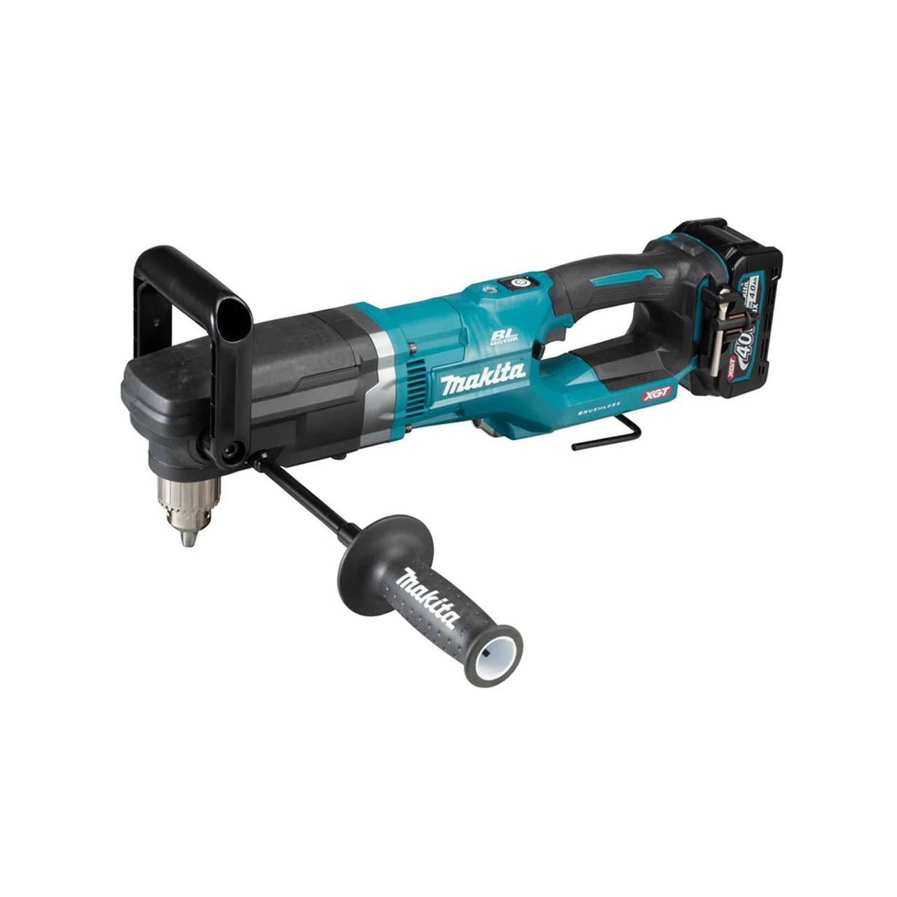 Makita DA001GD202 40V Max XGT Brushless Angle Drill With 2x 2.5Ah Batteries - Image 3