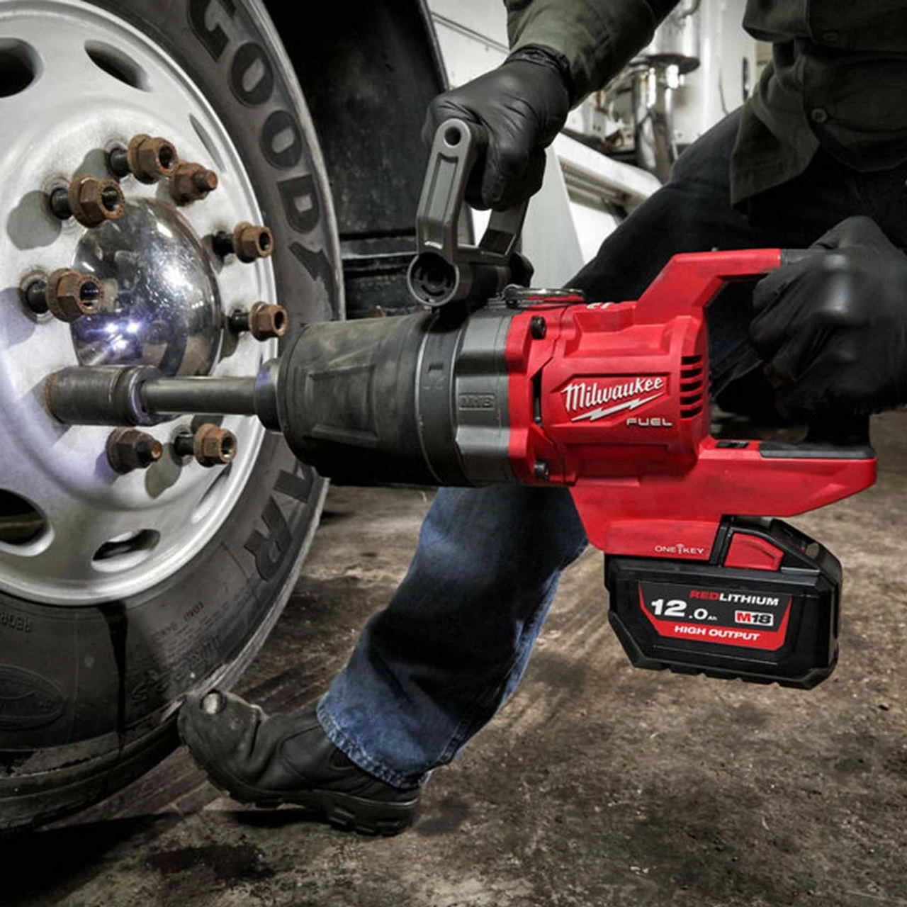 Milwaukee M18 ONEFHIWF1D-0 18V Fuel One-Key D-Handled 1" Impact Wrench (Body Only) - Image 10