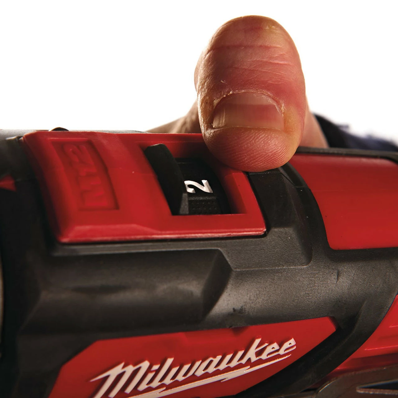 Milwaukee M12 BPD-202C 12V Sub Compact Percussion Drill With 2x 2.0Ah Batteries - Image 7