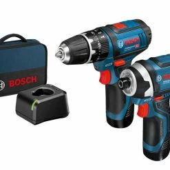 Bosch GSBGDR12 12V Twin Pack With 2x 2.0Ah Batteries