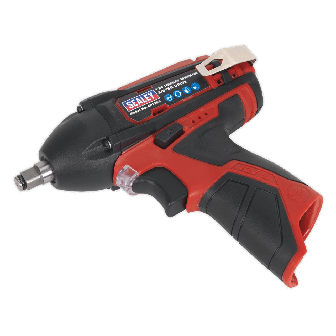 Sealey CP1204 Cordless Impact Wrench 3/8"Sq Drive 80Nm 12V Li-ion - Body Only