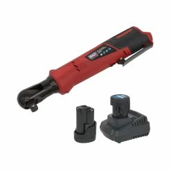Sealey CP1209KIT Cordless Ratchet Wrench 1/2"Sq Drive 12V Lithium-ion - 2 Batteries
