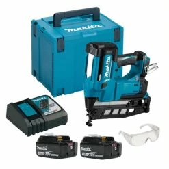 Makita DBN600RTJ 18V LXT Cordless Second Fix Straight Nail Gun With 2x 5.0Ah Batteries