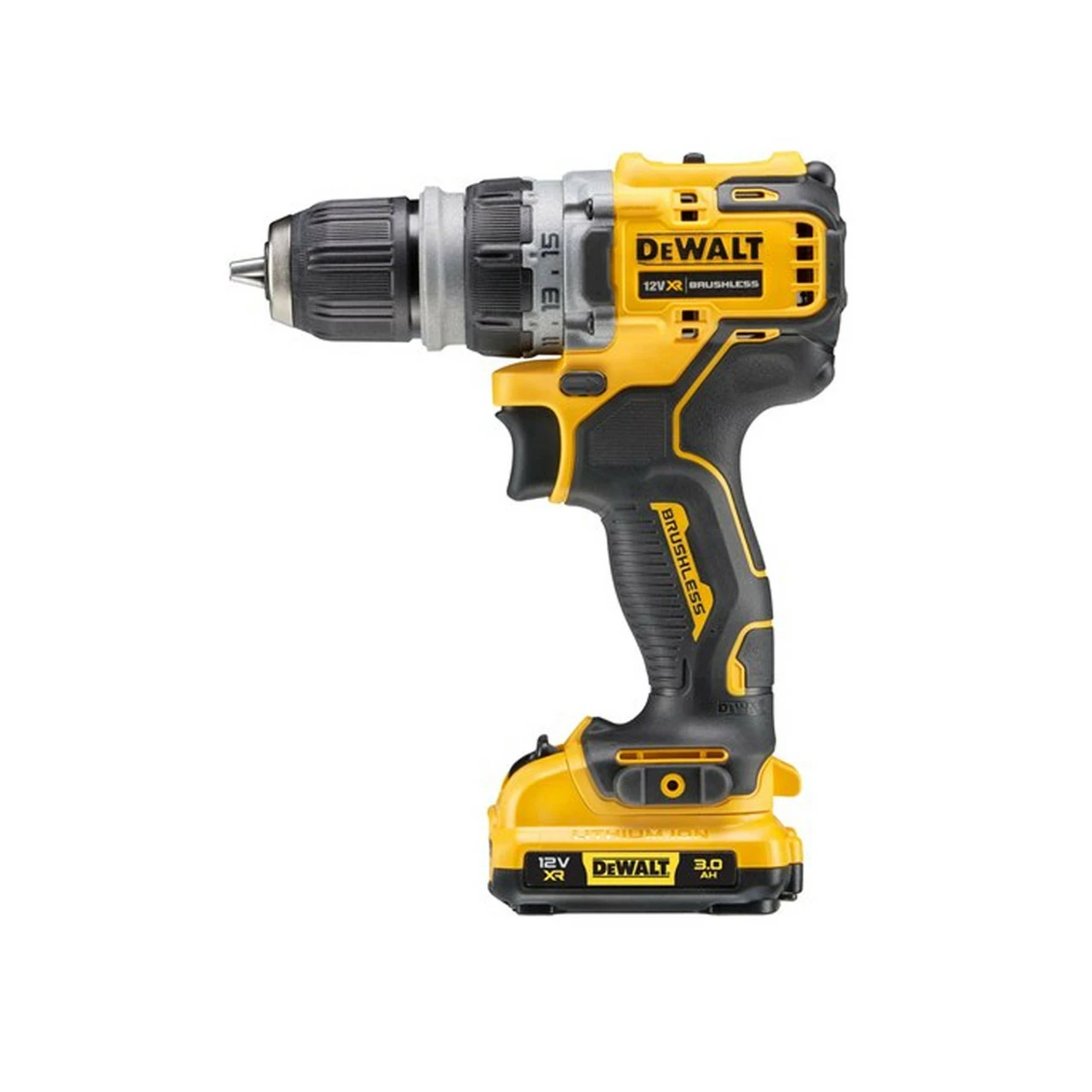 DeWalt DCD703L2T 12V XR Brushless Multi-Head Drill Driver With 2x 3Ah Batteries - Image 6