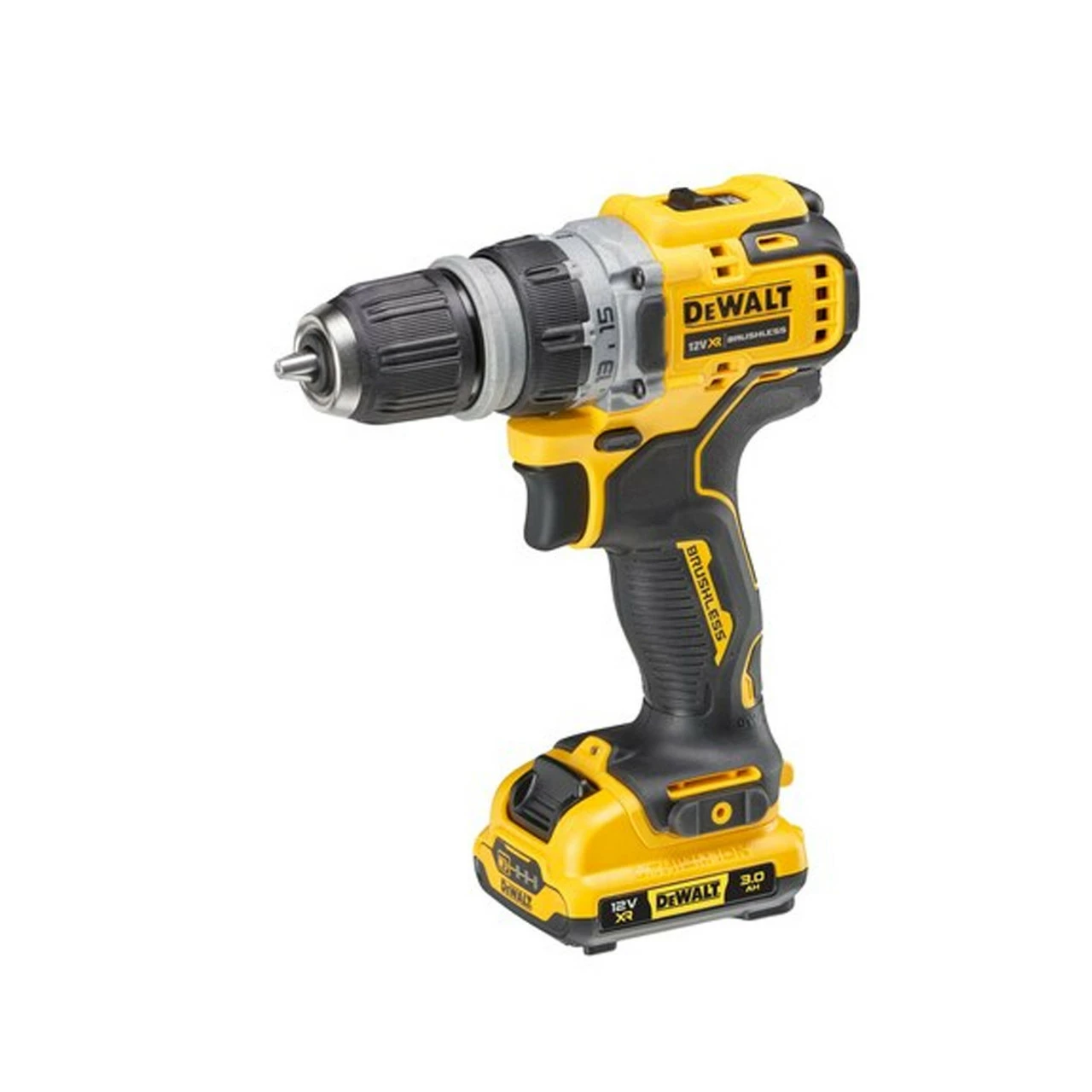 DeWalt DCD703L2T 12V XR Brushless Multi-Head Drill Driver With 2x 3Ah Batteries - Image 5