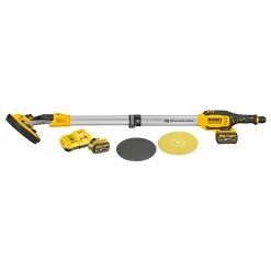 DeWalt DCE800T2 18V 225mm Brushless Drywall Sander With 2x 6.0Ah Batteries