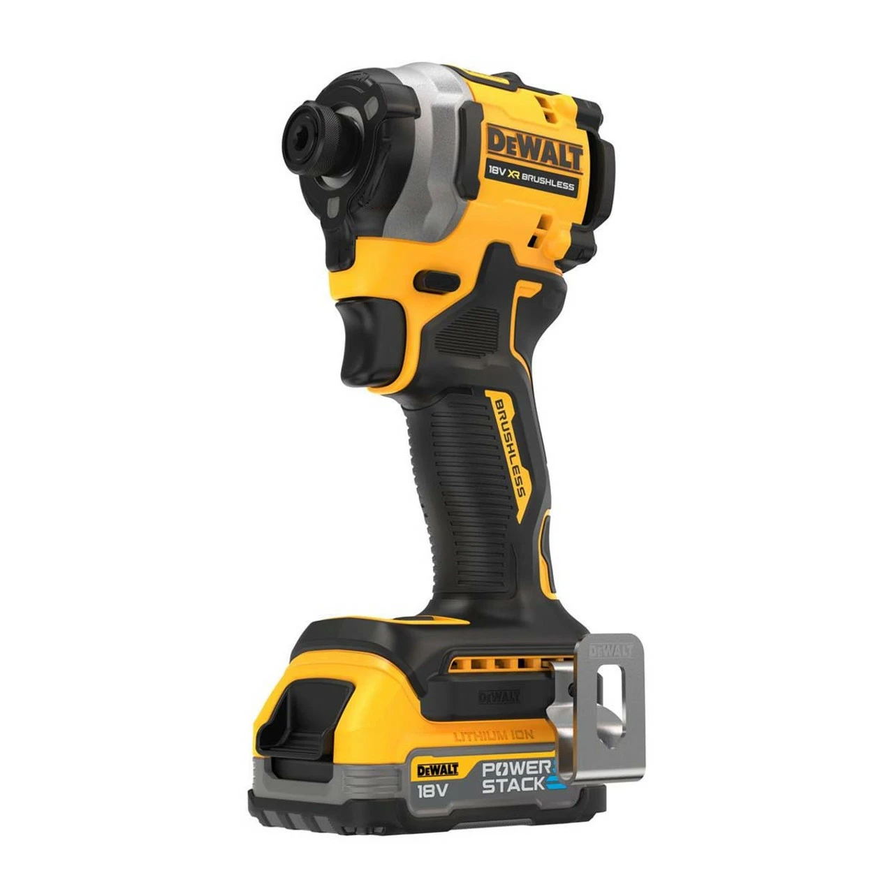 DeWalt DCF850E2T 18V XR Brushless Impact Driver With 2x Powerstack Batteries - Image 3