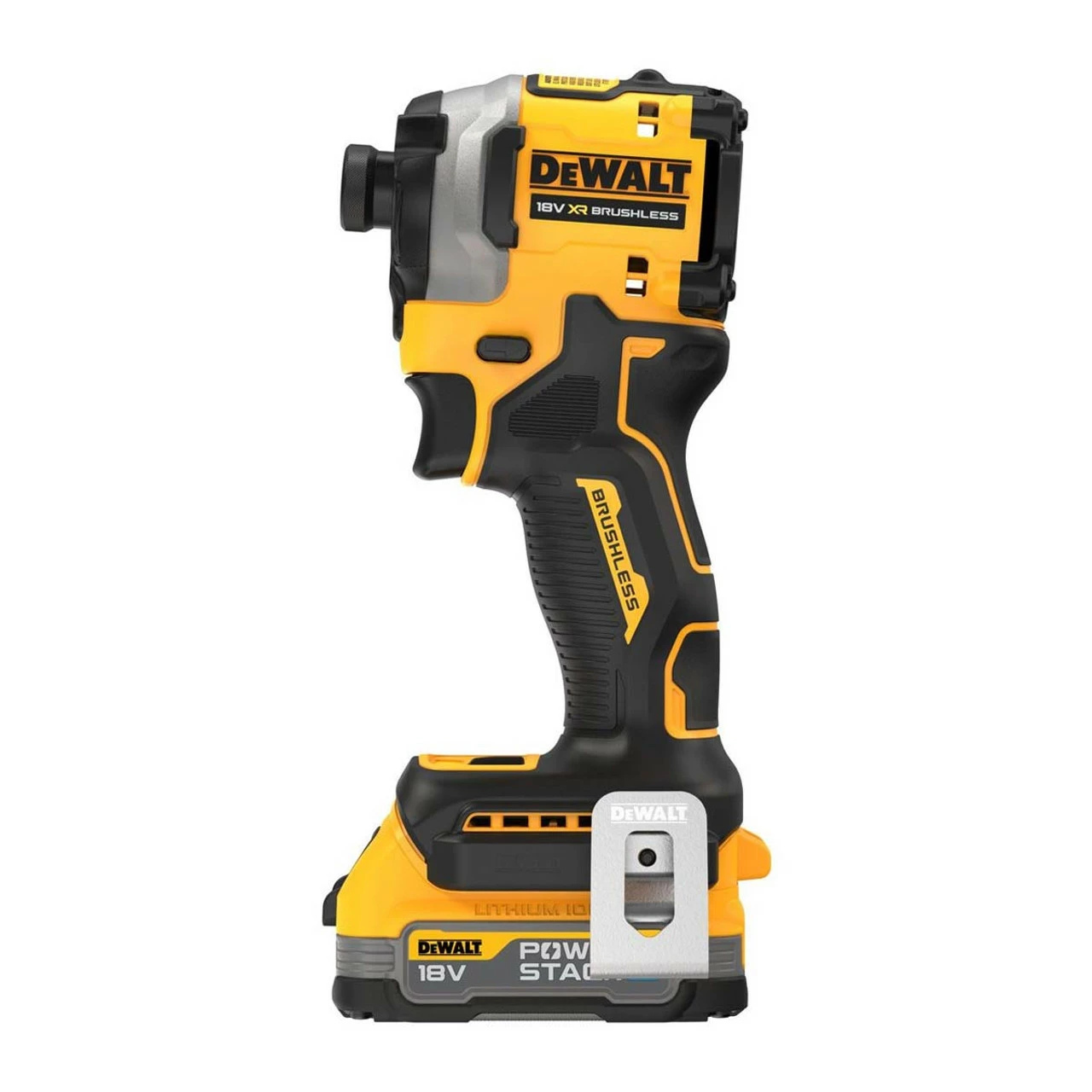 DeWalt DCF850E2T 18V XR Brushless Impact Driver With 2x Powerstack Batteries - Image 4