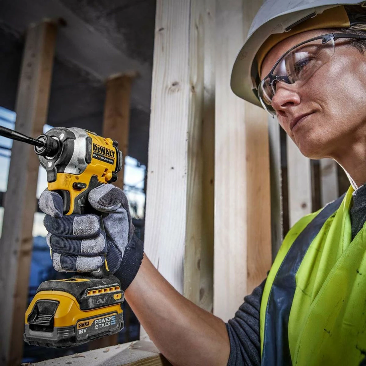 DeWalt DCF850E2T 18V XR Brushless Impact Driver With 2x Powerstack Batteries - Image 8