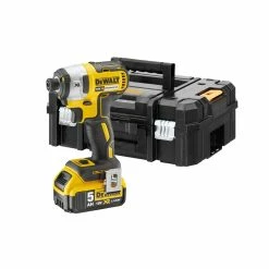 DeWalt DCF887P1 18V Brushless Impact Driver With 1x 5.0Ah Battery & Tstak 2 Case