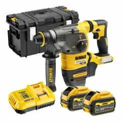 DeWalt DCH333X2-GB 54V XR Flexvolt Brushless SDS+ Hammer Drill With 2x 9.0Ah Batteries