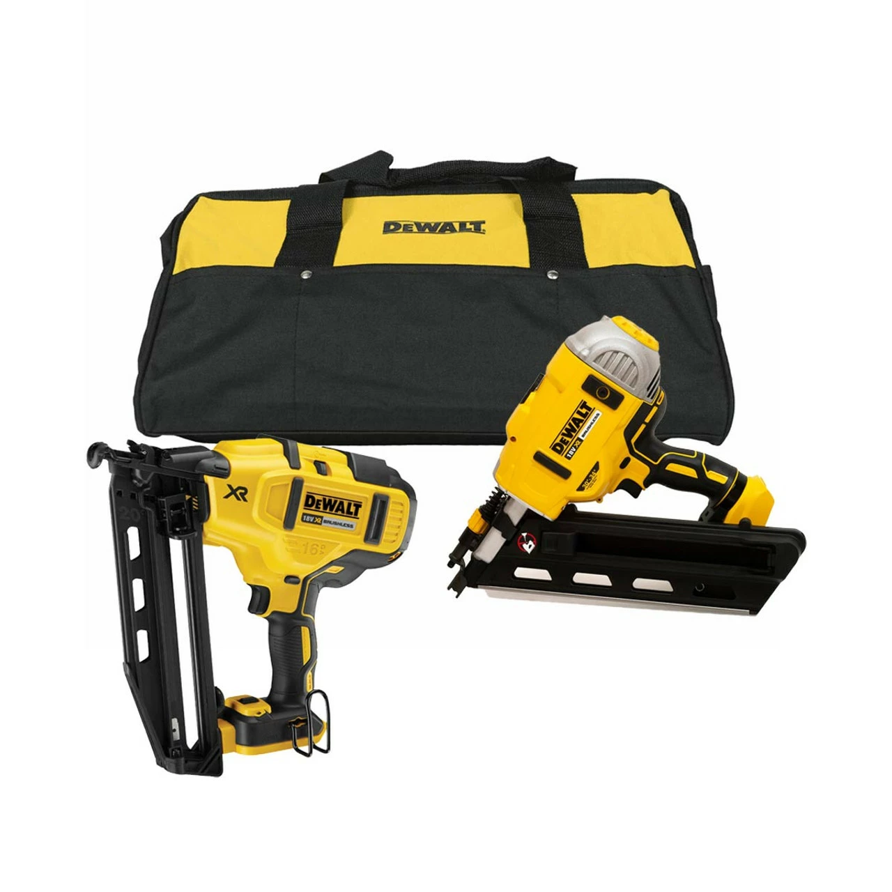 DeWalt DCN660 DCN692 18V Nailer Twin Pack With Large Tool Bag (Body Only)