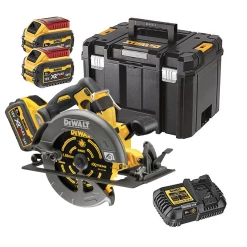 DeWalt DCS578T2-GB 54V XR FlexVolt 190mm Circular Saw With 2x 6.0Ah Batteries