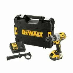 DeWalt DCD996P1 XR 18V Brushless Combi Drill With 1x 5.0Ah Batteries