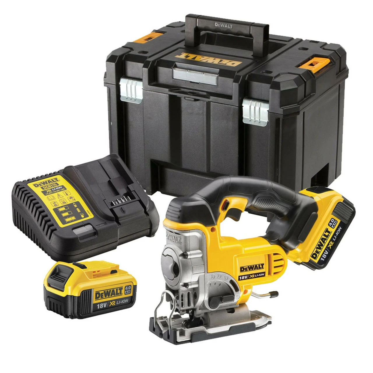 DeWalt DCS331M2-GB 18V XR Jigsaw With 2x 4.0Ah Batteries