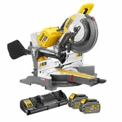 DeWalt DHS780T2-GB 54V XR 305mm Flexvolt Mitre Saw With 2x 6.0Ah Batteries