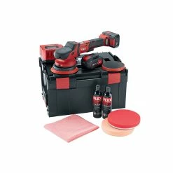 Flex Power Tools FLXFE15150ST 18V Cordless 150mm Brushless Random Orbital Polisher With 2x 5.0Ah Batteries
