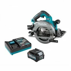 Makita HS004GD201 40V Max XGT 190mm Brushless Circular Saw With 2x 2.5Ah Battery