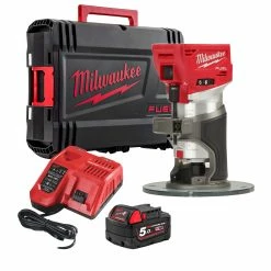 Milwaukee M18 FTR-501X 18V Fuel Cordless Trim Router With 1x 5.0Ah Battery