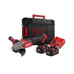 Milwaukee M18 FHSAG125XPDB-552X Fuel 125mm Brushless Braking Grinder With 2x 5.5 Ah Batteries