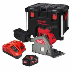 Milwaukee M18 FPS55-801X 18V FUEL™ 55mm Brushless Plunge Saw With 1x 8.0Ah Battery