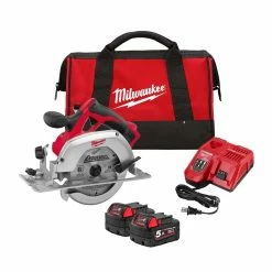Milwaukee M18 HD18CS-502X 18V 165mm Circular Saw With 2x 5.0Ah Batteries