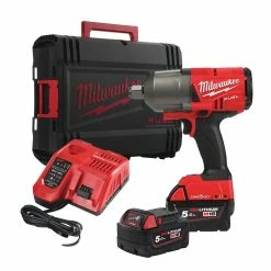 Milwaukee M18 ONEFHIWF34-502X 18V Fuel 3/4" Brushless One-Key Impact Wrench With 2x 5.0Ah Batteries