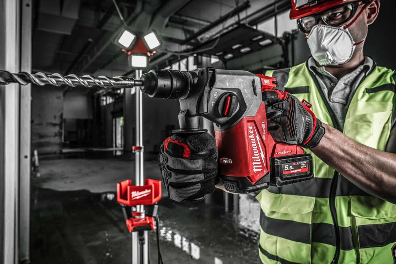 Milwaukee M18 ONEFHX-0X 18V Fuel One Key Brushless SDS Plus Hammer Drill (Body Only) - Image 7