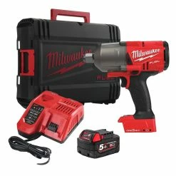 Milwaukee M18 ONEFHIWF34-501X 18V Fuel 3/4" Brushless One-Key Impact Wrench With 1x 5.0Ah Battery