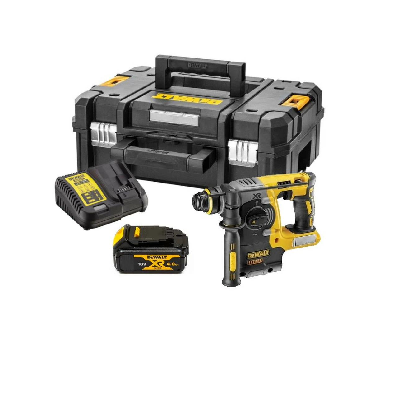 DeWalt DCH273P1 18V XR Brushless SDS+ Rotary Hammer Drill With 1x 4.0Ah Battery