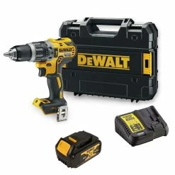 DeWalt DCD796M1 18V XR Brushless Combi Drill With 1x 4.0Ah Battery
